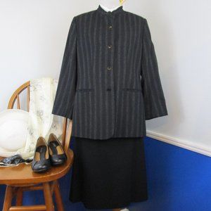 👗HP👗 VTG Clifford and Wills Stripe Jacket Suit